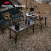 Möbler NatureHike Outdoor Folding Combination Table Portable Camping Picnic BBQ Tool Aluminium Eloy Table Combination Cooking Table Table