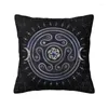 Cuscino goth triple luna dea copre decorazione per la casa pentagramma magia strega stregoneria cover di lusso cuscino in velluto