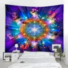 Tapisserier Mandala dekoration hängande trolldom astrologi tapestry boho hippie sovrum