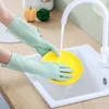 Household Cleaning Gloves Kitchen Dishwashing Gloves Waterproof Durable Extension Washing Cloth Rubber Gloves Wholesale