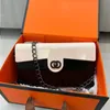 Fashion Banket Bag Women Luxury Crossbody Bag designer axelväska akrylbox bankettpåse handväska spegel material klassisk CF metallkedja