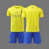 FC Home C Al Nassr Ronaldo No Mane Adult Children s Football Training Jersey Set Hildren ET