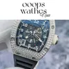 Projektant Mens Watch Luksusowa marka zegarek automatyczny superclone Ag Wg Shell Zewnętrzna strona pierścienia Pełna 18K Platinum TableCarbon Fibre Sapphire