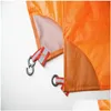 Zelte und Unterkünfte 3f Ausrüstung einzelner Person Tralight Wanderkreis -Regenmantel Raincoat 15d SILE 210T Taft Outdoor Markisen Cam Tarp Sun Shelter Dr. Dhen8