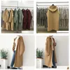 Womens Wool Blends Autumn and Winter Women Fashion Coat 201102 Drop Delivery Apparel Clothing Outerwear Coats DHGWX