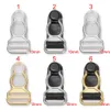 10pcs 10/12 mm Plastique en plastique Black Corset Garter Belt Clip Clif