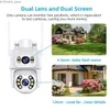 Другие камеры видеонаблюдения 4K 8MP HD Dual Lens Outdoor Беспроводная безопасность IP -камера Внешняя Wi -Fi PTZ Камера Автоматическое отслеживание уличного наблюдения камера ICSEE Y240403