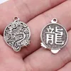 Charms ornamenten Chinese stijl Dragon sieraden maken voorraden 22x17mm 10 stks