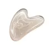 Masaż kamienie skały 1pc Stone Gua Sha Sha desca do twarzy Rose kwarcowy płyt jadeiła narzędzia do masażera narzędzia do twarzy szyi tylne ciało c8t4 2445