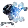 Reklar Baitcasting Fishing Reel Saltwater Starry Blue Graphite Body Magnetic Brake System 8KG Max Drag 8.1: 1 Gear Ratio Fishing Reels