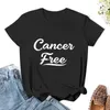 Kobiety Polos I Am Cancer Free T-Shirt Animal Print Druku