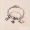 Шарм браслеты мода Colorf Natural Stone Beads Bearss Bangles for Women Женщины для девочек подарки на день рождения подарки подарки Drop Drow Dhpaz