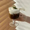 Vers de verre rétro Ice American Creative Latte Coffee tasses en verre Gobelet Special Juice tasse cocktail accessoires de fête à la maison