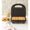 Panni di pane pilastri neri 2 in 1 waffle e sandwich maker piastre rimovibili
