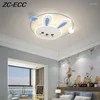 Ceiling Lights Modern Round Led For Children's Room Cartoon Decor Lamp Bedroom Living Chandelier Fixture