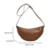 Hobo Women Small Crossbody Bag Chic Spalla gnocchia di gnocchia casual satchel versatile borsetta di appuntamenti quotidiani