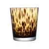 Weingläser mit wildem Leopart-Aufdruck für Damen, altmodisches Whiskyglas, Bars, Geburtstag, Party, Weihnachten, vielseitig einsetzbar