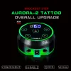 Maskin Aurora 2 Tatuering av strömförsörjning för spole Rotary Tattoo Machine Pen Battery Aurora 3 Uppgradera Dual Output LCD Full Touch TFT -skärm