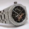 New Moissanite Diamond Watchluxury Design Diamond Orologio VVS VVS Orologio di lusso di diamanti Moissanite per uomo