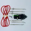 Accessori potenti caccia a caccia con catapulta esterna che spara attrezzatura da pesca e grilletto di elastico con tiro con l'arco con bobina freccia del dardo