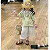 Byxor 2024 Style Girls Boys Pants Cotton Spring Fashion Kids Long 2-8t Drop Delivery Baby Moderskapskläder Otejn