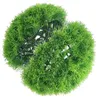 Dekorativa blommor falska växtgrönska sfärer artificiellt gräsboll badrumsdekorationer hängsmycken