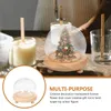 Vases Spherical Glass Cover Dustproof Preserved Flower Display Clear Eternal Dome Dried Mini Lamp Shade