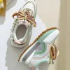 Buty Nowy koronkowy w górę opalizujący łańcuch perłowy dekoracyjne buty damskie damskie platforma damska trampki zapatos de mujer buty