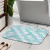 Carpets 40cmx60cm Simple Texturing Pattern Print Floor Mat Bathroom Ground Slip Door Bath Pad Rug Living Room Kitchen Carpet