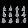 Baking Tools 12Pcs/Set Plastic Icing Piping Cream Confectionery Nozzle Tips Cake Decor