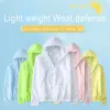 Mulher Sun Protecting Clothing Jackets feminino Damas de verão fino de manga longa esportes ao ar livre Proteger Windbreakers