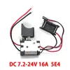 Smart Home Control DC 7.2-24V 16A 5E4 For Lithium Battery Cordless Drill Switch Speed Electric Trigger With Small Light