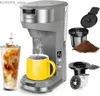 Kahve Makineleri Famiworths K fincan ve öğütülmüş kahve için sıcak ve buzlu kahve makinesi 4-5 fincan kahve makinesi ve tek servis bira y240407