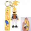 promotional anime gifts 3D PVC kawaii character car keyring key chain accessories cartoon cute car hero astronaut dog keychain