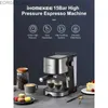 Kahve Yapıcıları Ihomeekee Espresso Makinesi 15 Çubuk Pompa Basınç Espresso ve Cappuccino Makinesi Sütlü köpük/lattes için buhar çubuğu Y240403