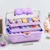 Storage Boxes Hairpin Box Bow Shaped Hair Accessories Organizer Dustproof Jewelry Case Head Rope Headband Display Rack Toy Storages