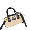 Cross Body Family Canvas Colored Bowling Womens Bag Boston One Shoulder Crossbody H240409