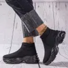 Sockskor, kvinnlig internetkändis, Autumn New High Top Student Casual Couple Sports Short Boots, Men's Shoes