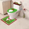 Racks de serviettes de tapis de bain pour salle de bain avec étagère combinée de tapis de sol de qualité améliorée 4 pièces tapis de toilette