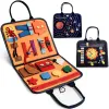 Keçe masa öyküleri seti Montessori 3d bebek hikayesi kumaş kitap aile interaktif okul öncesi erken öğrenme yürümeye başlayan çocuk oyuncakları çocuk için