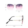 Lenses de mode Tinded Lens Lunes de mode Boho Style Sunglasses UV Protection élégante