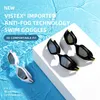 Copozz Men Profesjonalne gogle pływackie galwopa o szklanki pływania przeciw mgle ochronę UV Regulowane dla dorosłych okulary Kobiety 240322