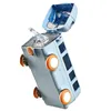 Tazas de tazas Copa de forma de autobús linda para niños Agua portátil en botella de paja de automóviles pequeños para niños con correa para el hombro