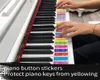 49 61 88 touches Electronic Piano Clavier Sound Name Stickers Key Sticker Piano Music Decal Label Note Sticker2911488