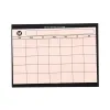Planificateur Planifier le calendrier mensuel Tâche de calendrier Wall Livre Ordraire Notebook Planifier le compte à rebours quotidien