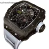 Szwajcarski luksusowe zegarki Richadmills Automatyczne zegarki 35-02 W pełni automatyczne mechaniczne młynowe taśmę designerskie wodoodporne zegarek