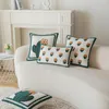 Pillow Cactus Tufted Cover Nordic Minimalist Plant Embroidery Throw Covers Cute Decorative Pillows For Sofa