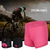 Motorcykelkläder 1st plus storlek Bekväma shorts Kvinnor Summer Breatbar Mountain Bike 3D Padded Cycling Underwear