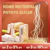 A Thousand Silk Potato Machine/Hand Morot Grater/Multifunctional Vegetable Cutter/Home Waterfall Potato Slicer 240325