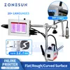 Zonesun 인라인 프린터 만료 날짜 코딩 머신 12.7mm QR 코드 바코드 배치 일련 번호 ZS-DC127